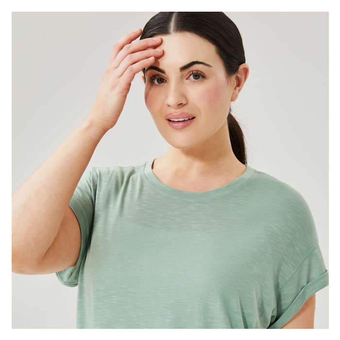 Women+ Active Roll Sleeve T-Shirt